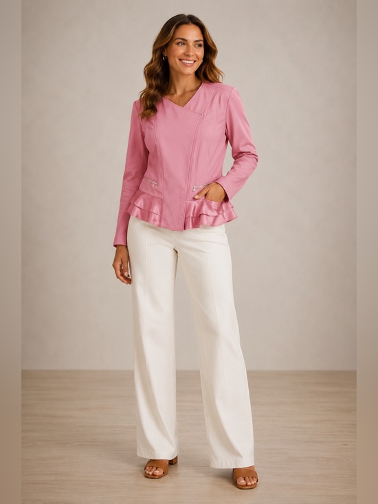 Lauren Ralph Lauren Pants - Lauren Ralph Lauren White Cotton Straight Leg Pants Size 14